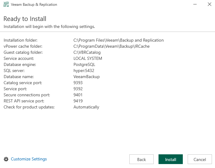 Install